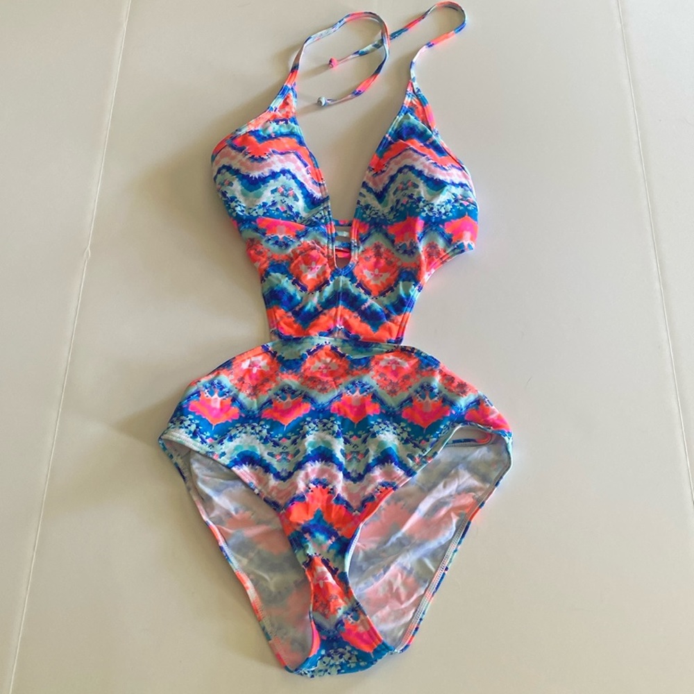 Lascana multi colored monokini size 4